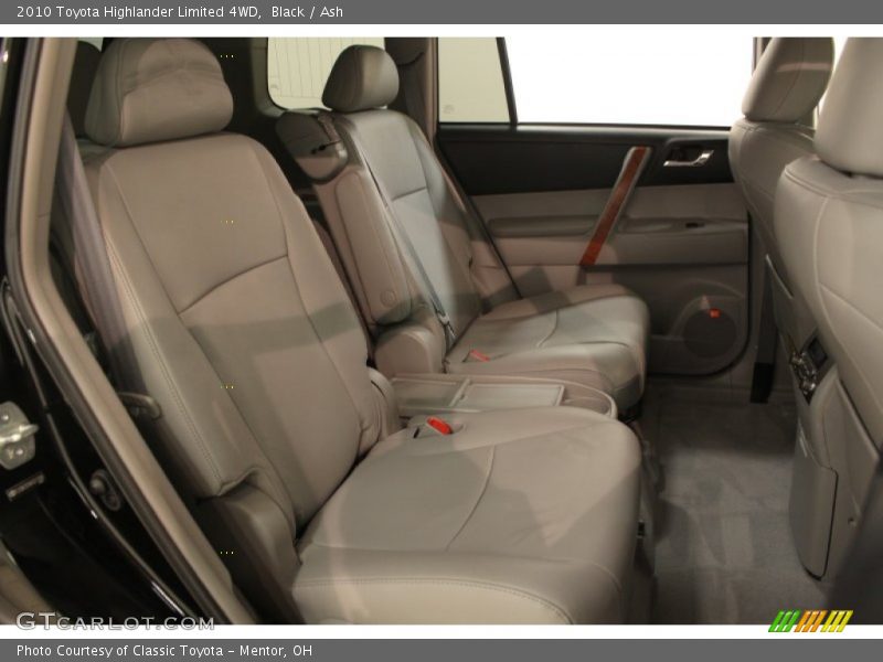 Rear Seat of 2010 Highlander Limited 4WD