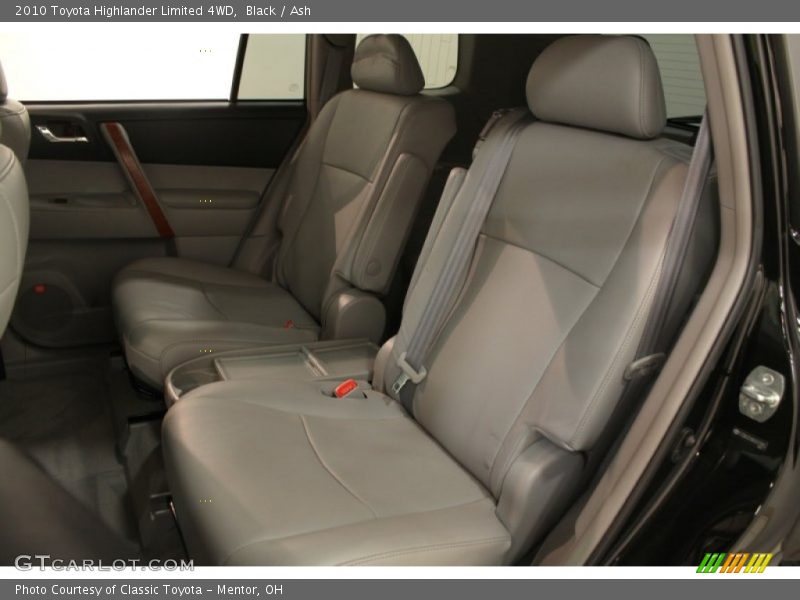 Rear Seat of 2010 Highlander Limited 4WD