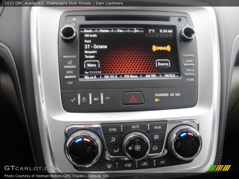 Controls of 2013 Acadia SLT