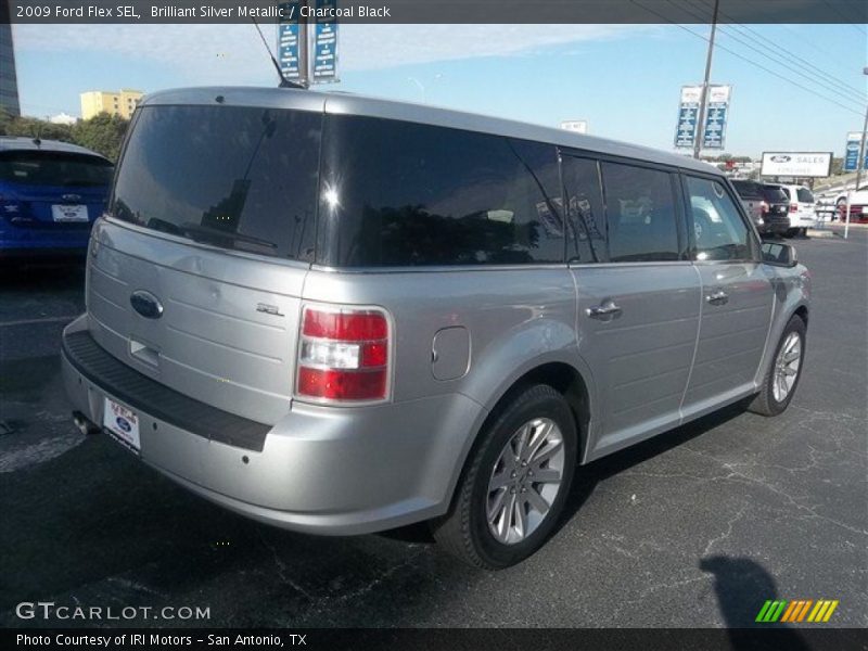 Brilliant Silver Metallic / Charcoal Black 2009 Ford Flex SEL