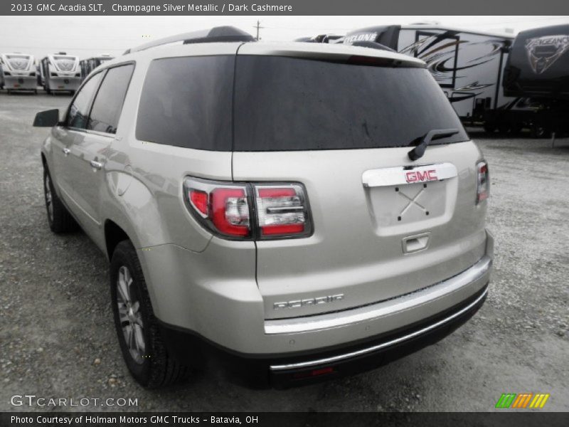 Champagne Silver Metallic / Dark Cashmere 2013 GMC Acadia SLT