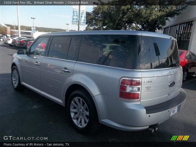 Brilliant Silver Metallic / Charcoal Black 2009 Ford Flex SEL
