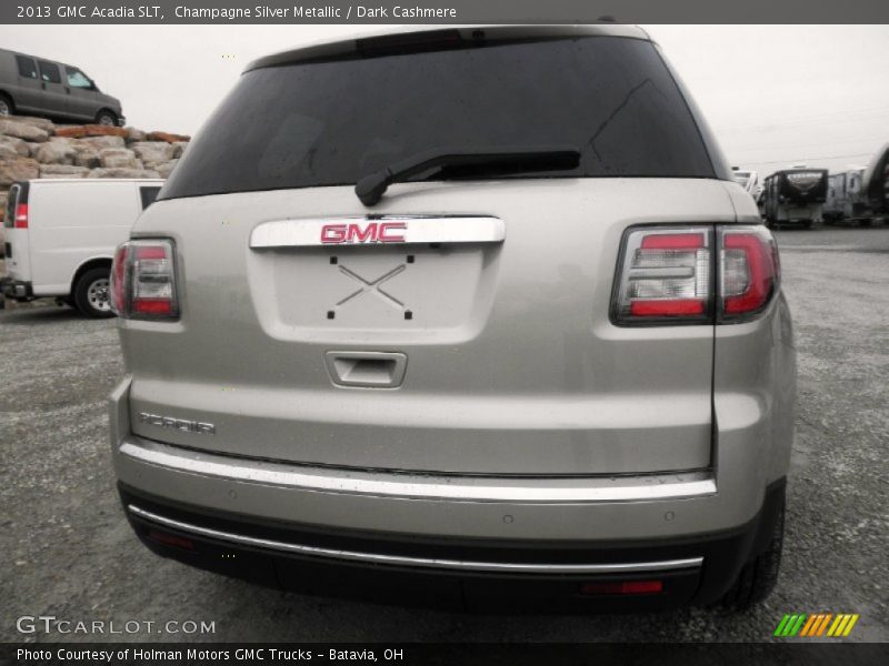 Champagne Silver Metallic / Dark Cashmere 2013 GMC Acadia SLT