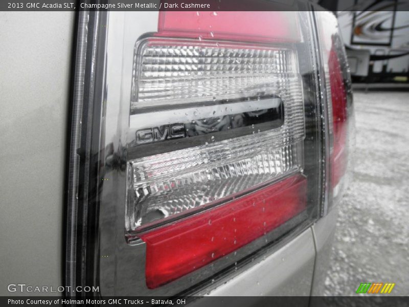 Champagne Silver Metallic / Dark Cashmere 2013 GMC Acadia SLT