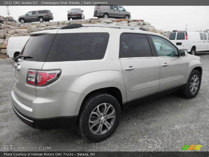 Champagne Silver Metallic / Dark Cashmere 2013 GMC Acadia SLT