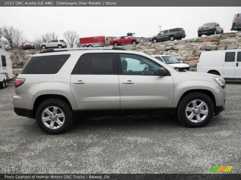  2013 Acadia SLE AWD Champagne Silver Metallic