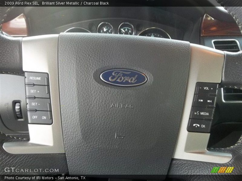Brilliant Silver Metallic / Charcoal Black 2009 Ford Flex SEL