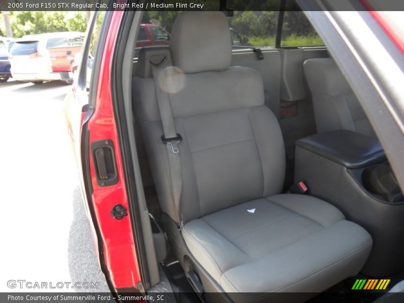 Bright Red / Medium Flint Grey 2005 Ford F150 STX Regular Cab