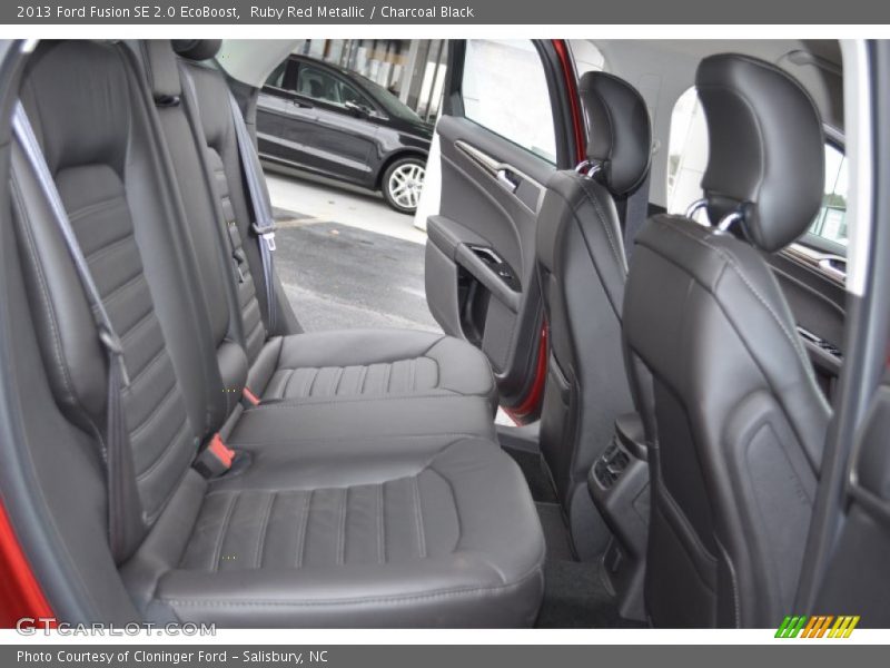 Rear Seat of 2013 Fusion SE 2.0 EcoBoost