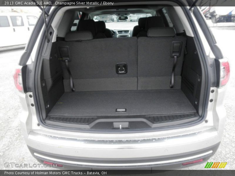 2013 Acadia SLE AWD Trunk