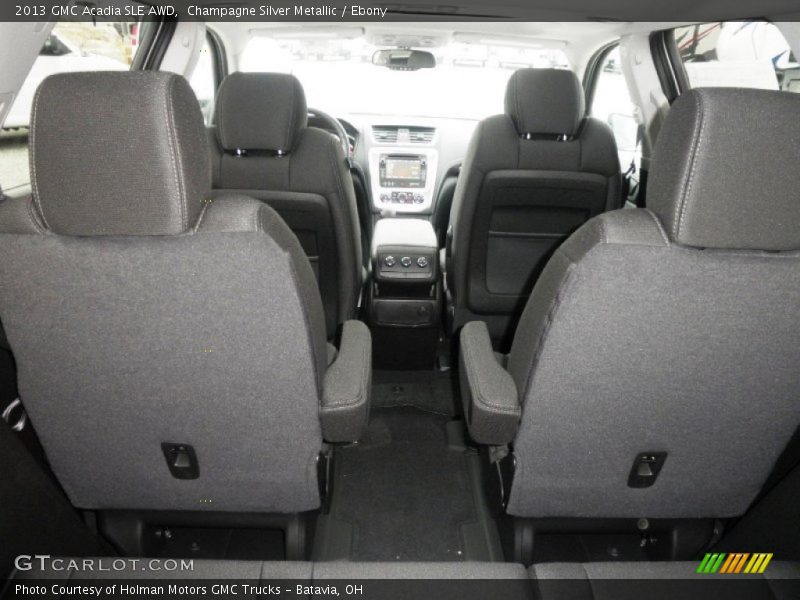  2013 Acadia SLE AWD Ebony Interior