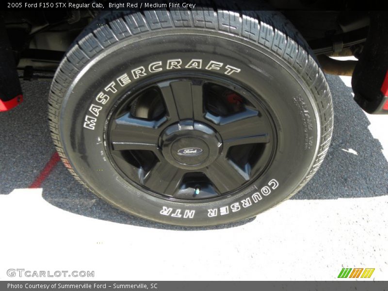 Custom Wheels of 2005 F150 STX Regular Cab