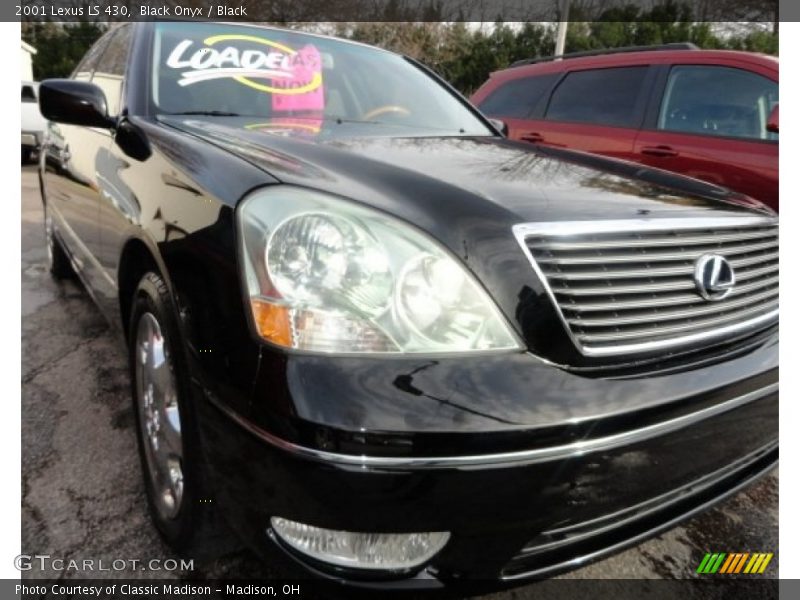 Black Onyx / Black 2001 Lexus LS 430