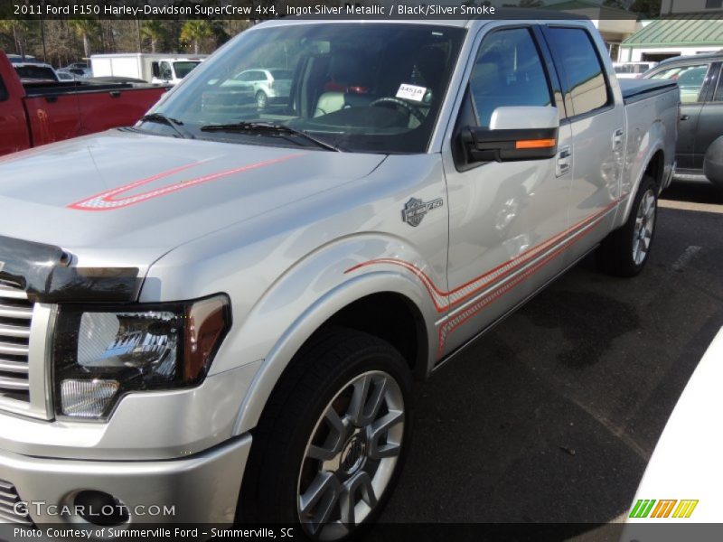 Ingot Silver Metallic / Black/Silver Smoke 2011 Ford F150 Harley-Davidson SuperCrew 4x4