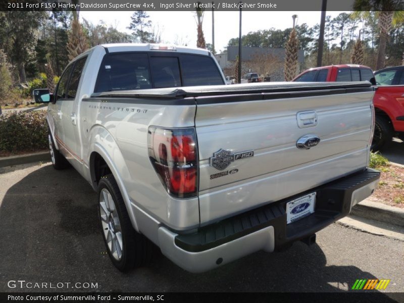 Ingot Silver Metallic / Black/Silver Smoke 2011 Ford F150 Harley-Davidson SuperCrew 4x4
