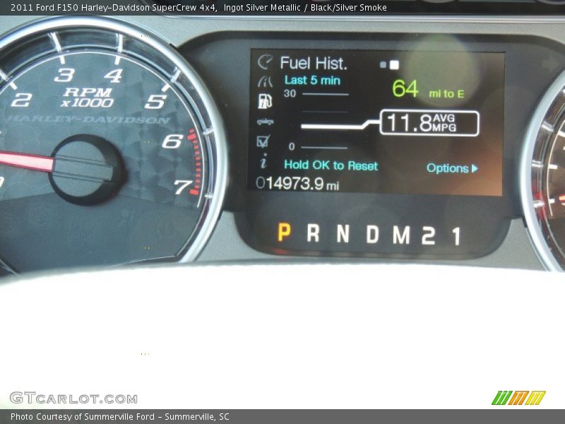 Ingot Silver Metallic / Black/Silver Smoke 2011 Ford F150 Harley-Davidson SuperCrew 4x4