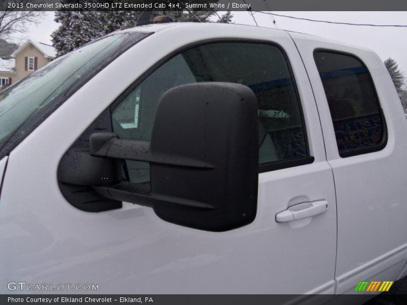 Summit White / Ebony 2013 Chevrolet Silverado 3500HD LTZ Extended Cab 4x4