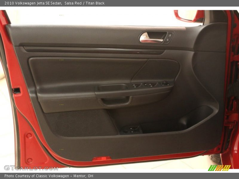 Salsa Red / Titan Black 2010 Volkswagen Jetta SE Sedan
