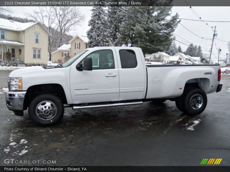  2013 Silverado 3500HD LTZ Extended Cab 4x4 Summit White