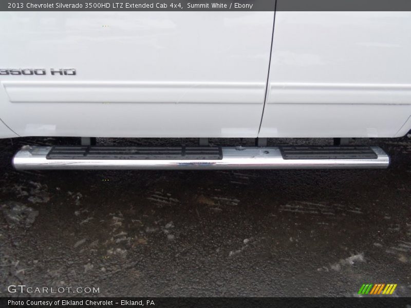 Summit White / Ebony 2013 Chevrolet Silverado 3500HD LTZ Extended Cab 4x4