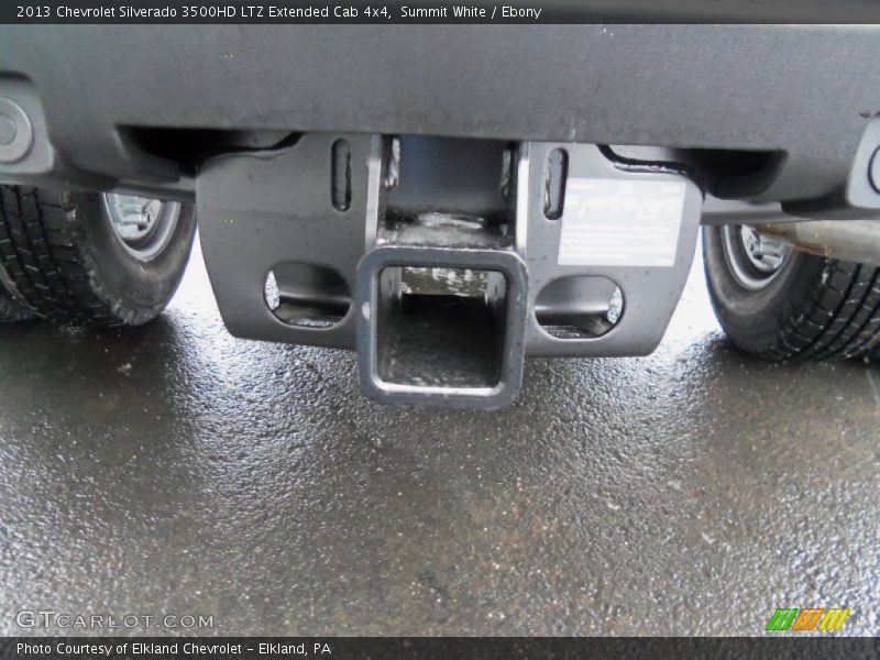 Summit White / Ebony 2013 Chevrolet Silverado 3500HD LTZ Extended Cab 4x4