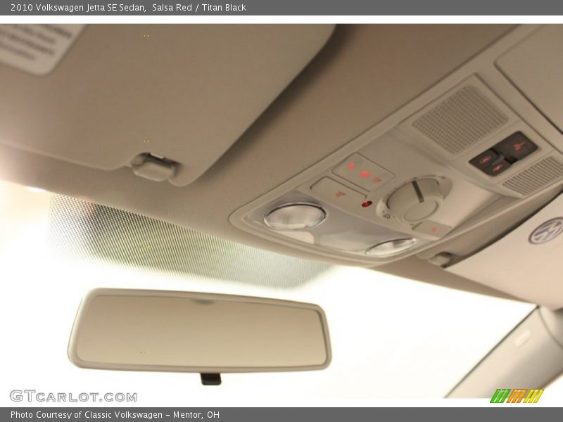 Salsa Red / Titan Black 2010 Volkswagen Jetta SE Sedan