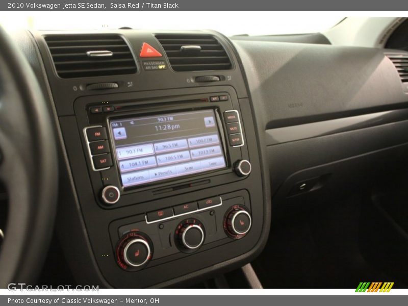 Salsa Red / Titan Black 2010 Volkswagen Jetta SE Sedan