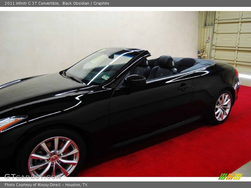 Black Obsidian / Graphite 2011 Infiniti G 37 Convertible