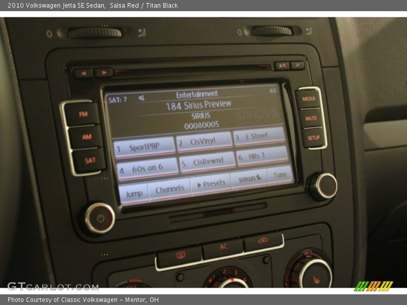 Salsa Red / Titan Black 2010 Volkswagen Jetta SE Sedan