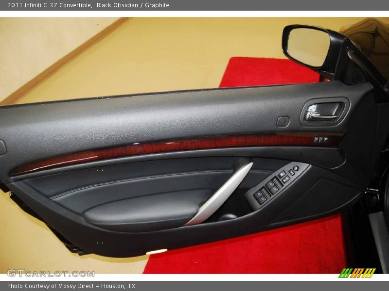 Black Obsidian / Graphite 2011 Infiniti G 37 Convertible