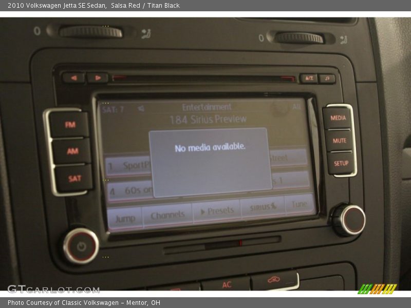 Salsa Red / Titan Black 2010 Volkswagen Jetta SE Sedan
