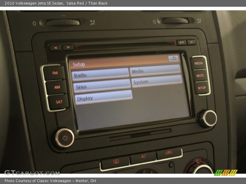 Salsa Red / Titan Black 2010 Volkswagen Jetta SE Sedan