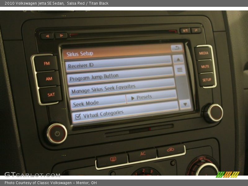 Salsa Red / Titan Black 2010 Volkswagen Jetta SE Sedan