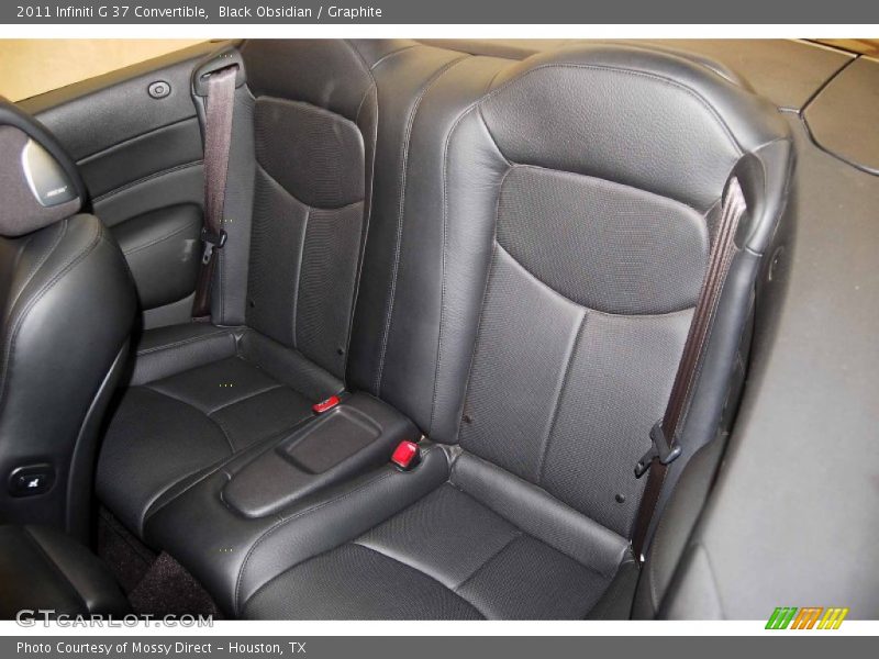 Black Obsidian / Graphite 2011 Infiniti G 37 Convertible