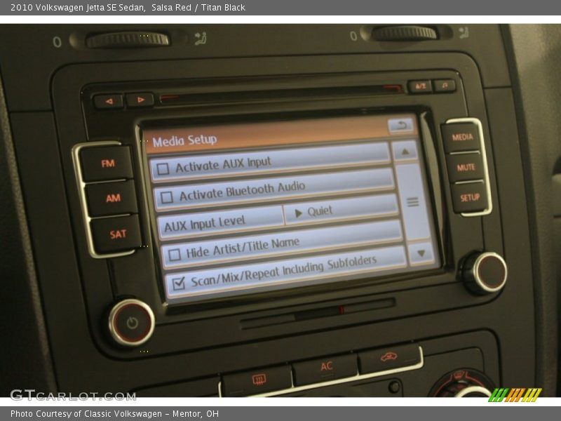 Salsa Red / Titan Black 2010 Volkswagen Jetta SE Sedan