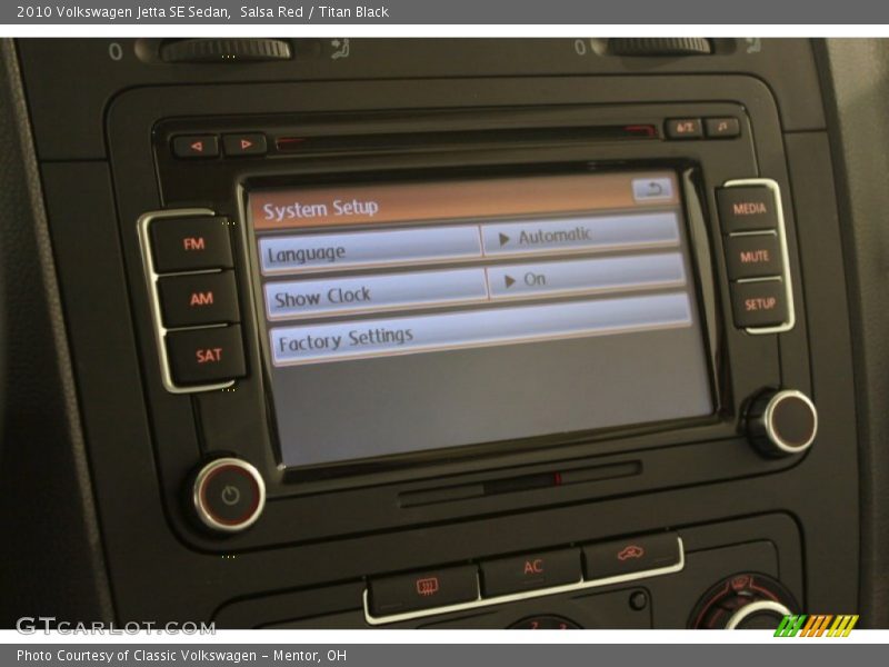 Salsa Red / Titan Black 2010 Volkswagen Jetta SE Sedan