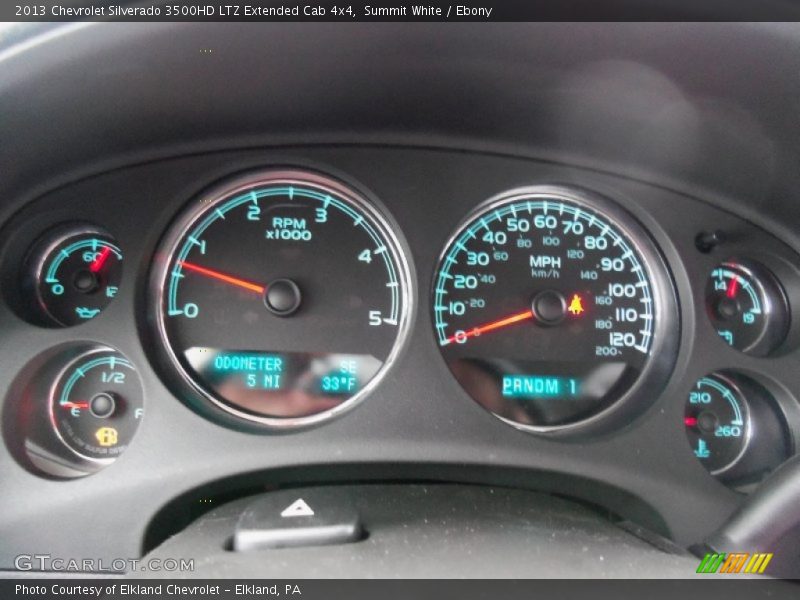  2013 Silverado 3500HD LTZ Extended Cab 4x4 LTZ Extended Cab 4x4 Gauges