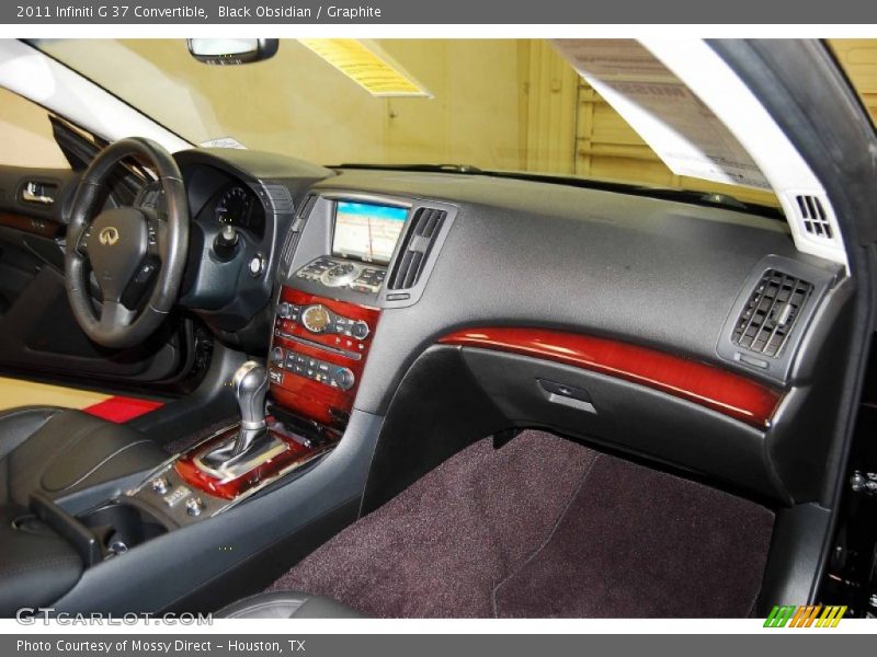 Black Obsidian / Graphite 2011 Infiniti G 37 Convertible