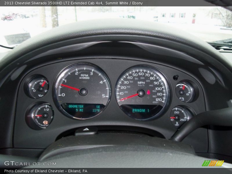  2013 Silverado 3500HD LTZ Extended Cab 4x4 LTZ Extended Cab 4x4 Gauges