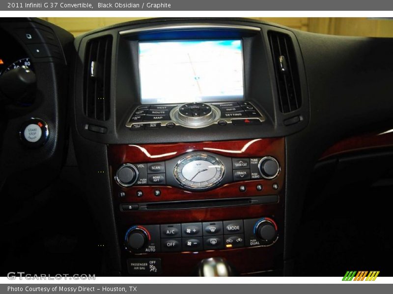 Black Obsidian / Graphite 2011 Infiniti G 37 Convertible