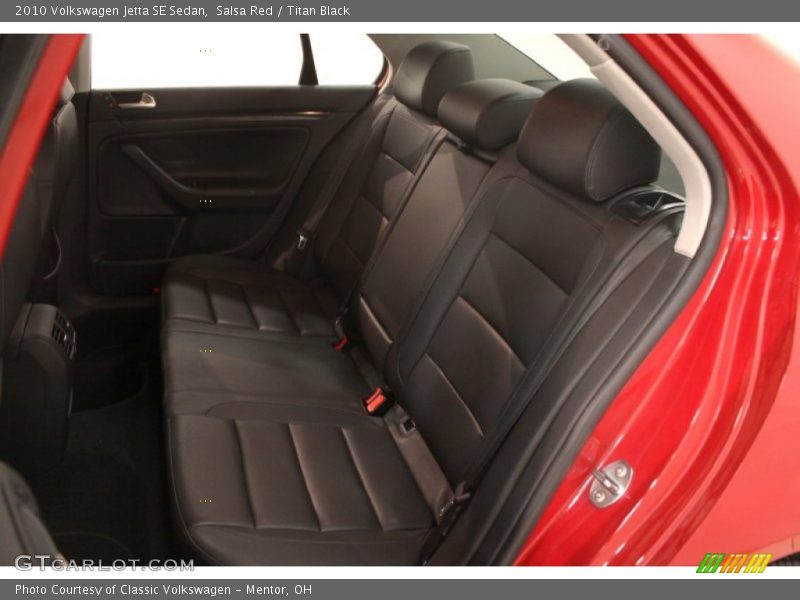 Salsa Red / Titan Black 2010 Volkswagen Jetta SE Sedan