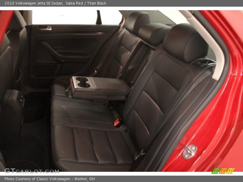 Salsa Red / Titan Black 2010 Volkswagen Jetta SE Sedan