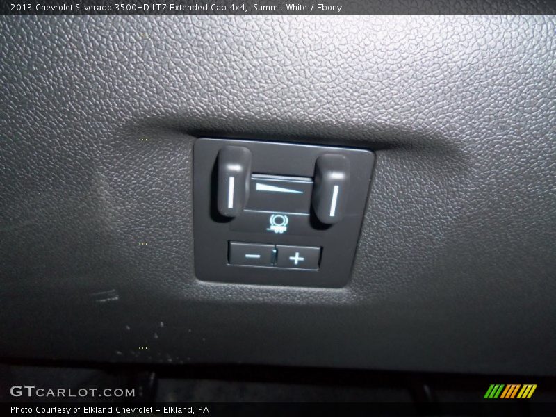 Controls of 2013 Silverado 3500HD LTZ Extended Cab 4x4