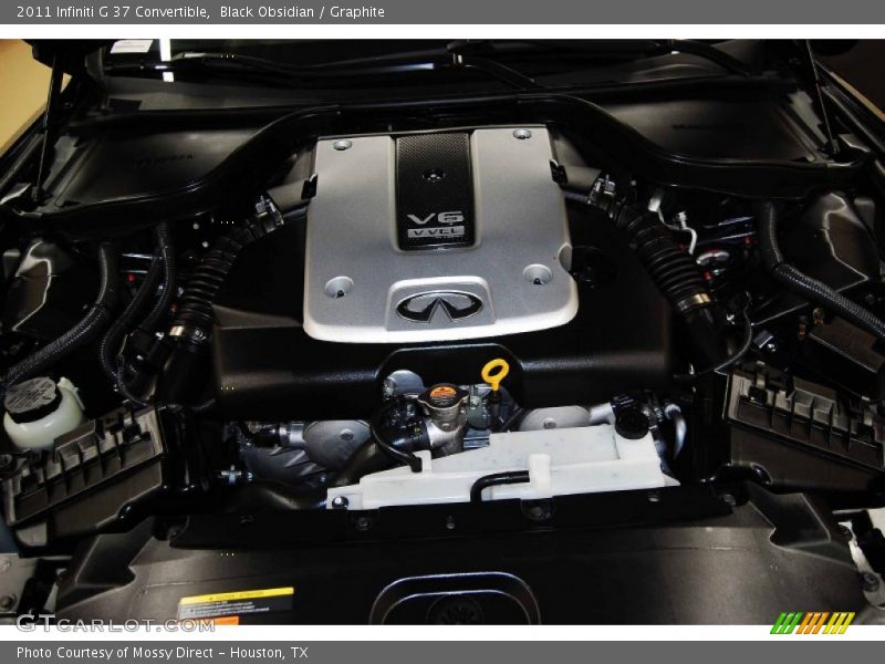 Black Obsidian / Graphite 2011 Infiniti G 37 Convertible