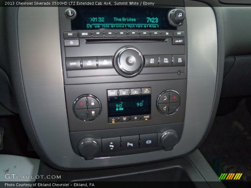 Controls of 2013 Silverado 3500HD LTZ Extended Cab 4x4