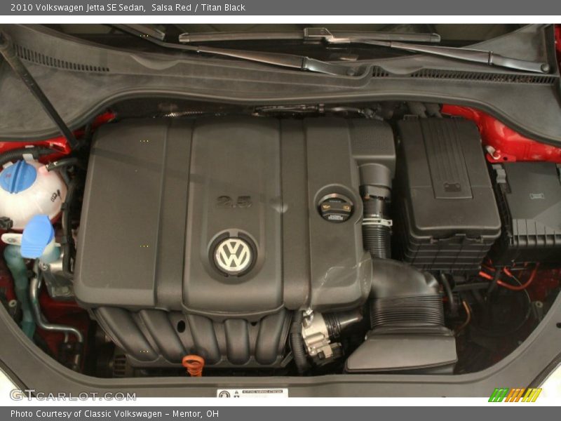 Salsa Red / Titan Black 2010 Volkswagen Jetta SE Sedan