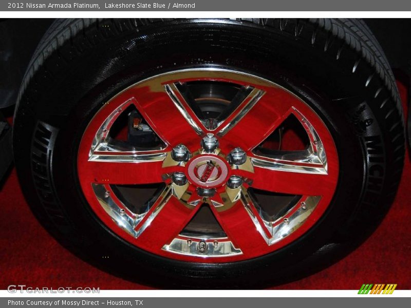 Lakeshore Slate Blue / Almond 2012 Nissan Armada Platinum
