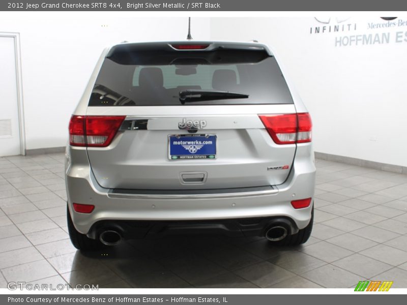 Bright Silver Metallic / SRT Black 2012 Jeep Grand Cherokee SRT8 4x4