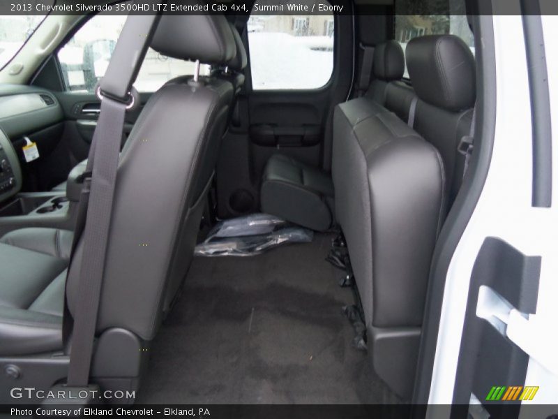 Summit White / Ebony 2013 Chevrolet Silverado 3500HD LTZ Extended Cab 4x4
