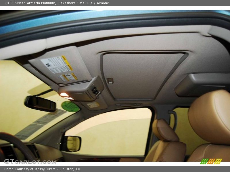Lakeshore Slate Blue / Almond 2012 Nissan Armada Platinum